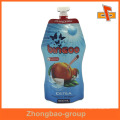 OEM resealable plastic liquid soap bag 200ml